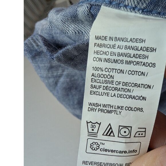 IZOD Plaid Button Down Short Sleeve Shirt XXL - Picture 5 of 6